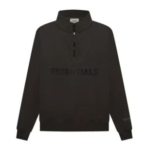 FOG Essentials Half Zip Sweatshirt Black