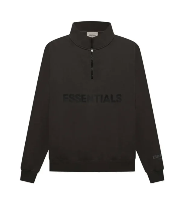 FOG Essentials Half Zip Sweatshirt Black