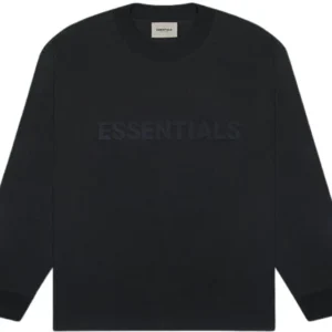 ESSENTIALS New Fashion Black Sweatshirt