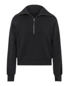 Air Essentials Half-Zip Black Sweatshirt
